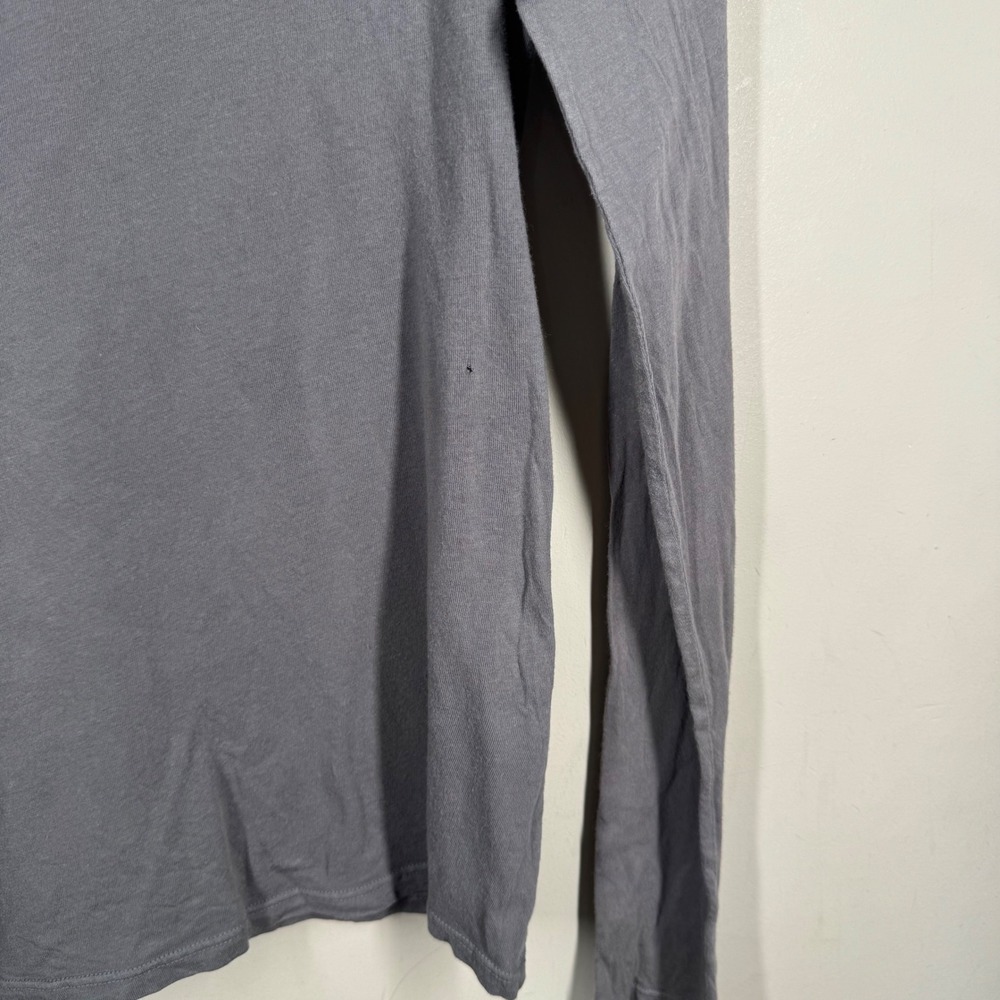 Robindira Unsworth Womens Long Sleeve Scoop Neck Tee Shirt Gray Size Small *FLAW - Picture 5 of 16